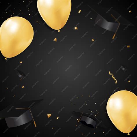 Projekt banera z okazji urodzin gratulacje z balonami konfetti i ...