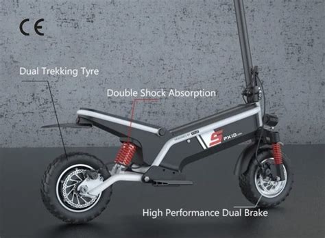 PXID F1 Pro e-scooter 400W 25 miles & 25 mph India | Ubuy