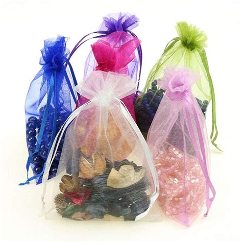 Transparent Plain Organza Return Favour Potli | DMS Retail