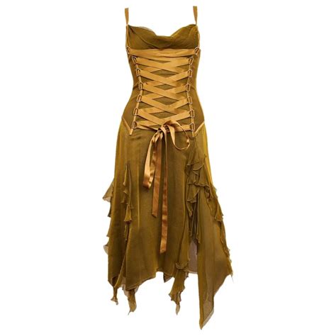 Silk mid-length dress Versace Green size 40 FR in Silk - 36490921