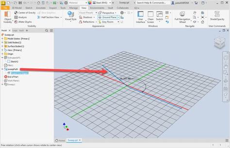 Image result for Inventor Use Sweep Command