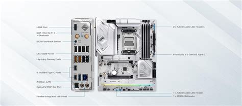 ASRock X870 Steel Legend WiFi 7 AMD Ryzen Socket AM5 ATX Motherboard ...