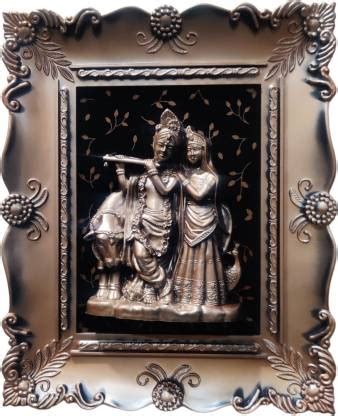 INGENIEUX Radha Krishna Frame Wall Décor Decorative Showpiece - 2.5 cm ...