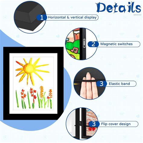 Buy Kids Art Frames Front Opening, Kids Artwork Display Frame Picture ...