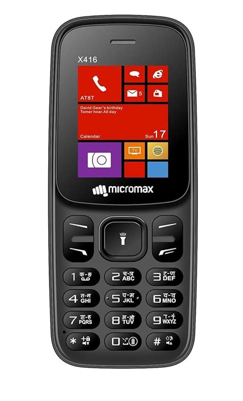 Micromax All-New X416 keypad Mobile with 1.8" Screen|Auto Call ...