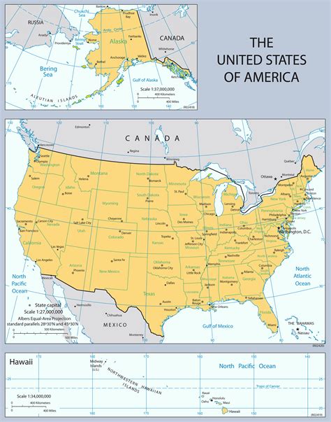 Large Map of United States 的图像结果