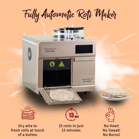 Buy Roti Maker Online India │ Fully Automatic │ Wonderchef Roti Magic