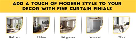 Buy TAJ+ Crystal 10 Pieces Curtain finials Along with 10 Pieces Center ...