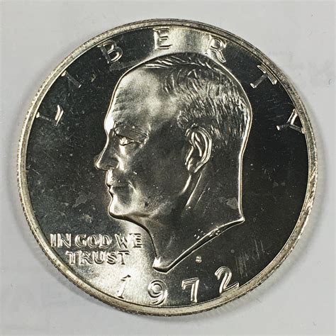 1972-S Eisenhower Silver Dollar*High Grade*Lustrous | Property Room