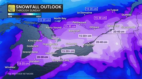 Next snowstorm takes aim at Quebec and threatens another 15-30 cm - The Weather Network