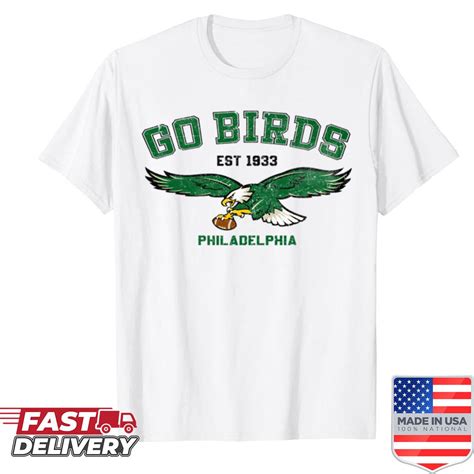 Philadelphia Eagles - Go Birds 1933 Philadelphia Football Shirt