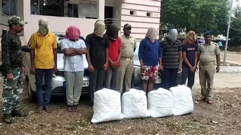 Telangana police constable among 7 arrested in Odisha for smuggling ganja