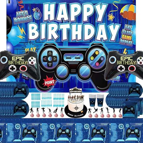 Buy Birthday Party Decoration, Gaming Theme Party Decorations, Happy ...