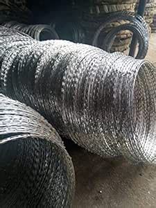 HOT LIFE Iron Material Boundary Coil Fencing Wire (450mm, 1.5 ft) (50 ...