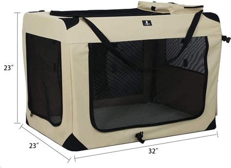 Buy X-ZONE PET 3-Door Folding Soft Dog Crate, Indoor & Outdoor Pet Home ...
