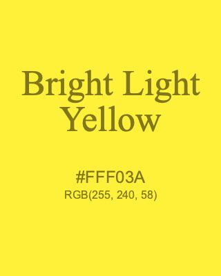 Image result for Bright Yellow Color Code