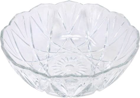 Housetronics Large Glass Bowl Orkideh Heavy Clear Art Glass Fruit ...