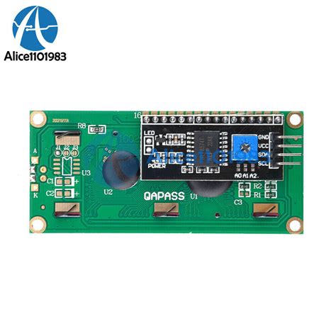 Blue/Yellow IIC/I2C/TWI/SP I Interface1602 2004 | Ubuy India