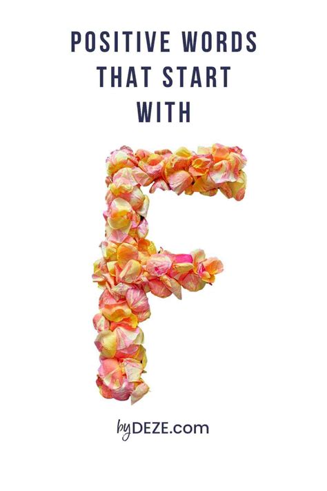 305 Positive Words That Start with F - byDeze