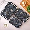 Kuber Industries Durable 3 Tray Set for Serving Snacks with Handles ...