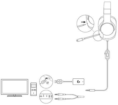 Connect the G433 gaming headset to compatible devices – Logitech ...
