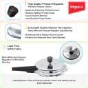 IMPEX Induction Base Pressure Cooker Combo 2 L, 3 L, 5 L Outer Lid ...