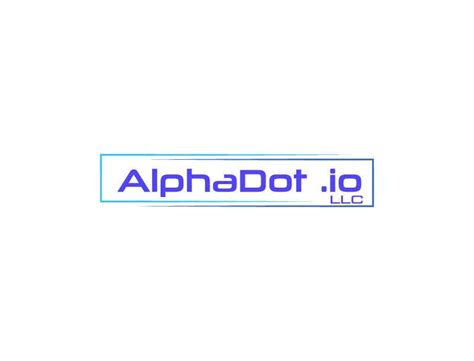 Tech-Inspired AlphaDot.io Logo Design | Freelancer