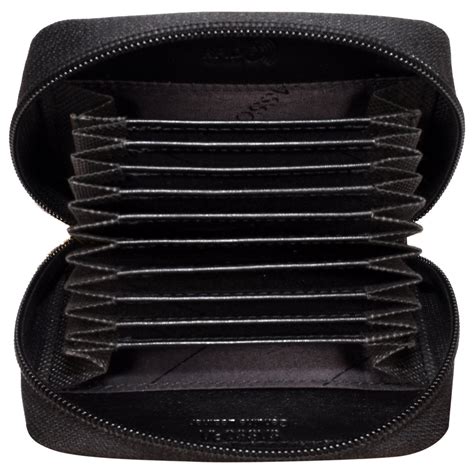 Sassora Genuine Leather RFID Business Card Holder