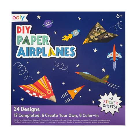 DIY Paper Airplanes Activity Kit - OOLY