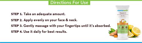 Mamaearth Vitamin C Daily Glow Face Cream With Vitamin C & Turmeric For ...