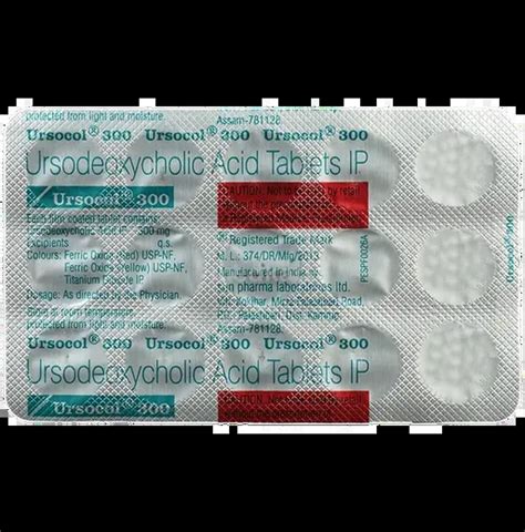 Buy Ursocol 300mg Tablet 15s Online at Best Price | Medkart