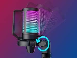 (Renewed) FIFINE USB Gaming Microphone Kit, Plug & Play for PC, PS4/5 ...