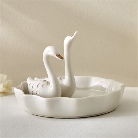 Buy Brighton Rio Ceramic Swan Trinket Dish from Home Centre at just INR ...