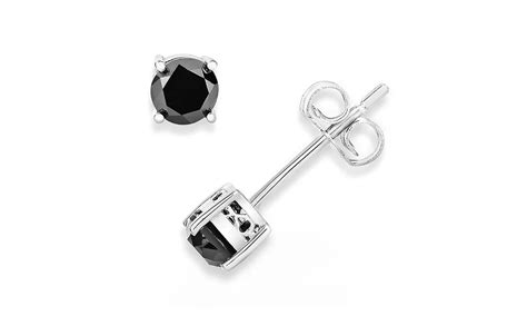 2.00 CTTW Black Diamond Earrings | Groupon Goods