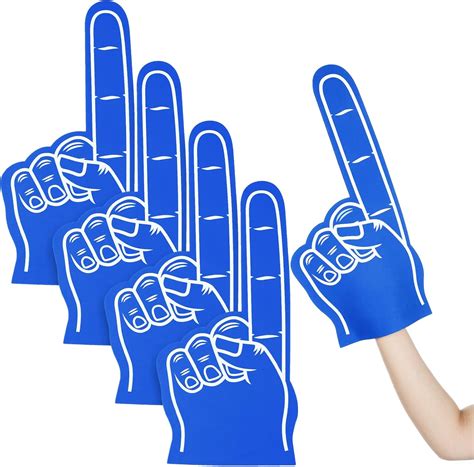 Outus 4 Pieces Giant Foam Finger 18 Inch Number 1 India | Ubuy