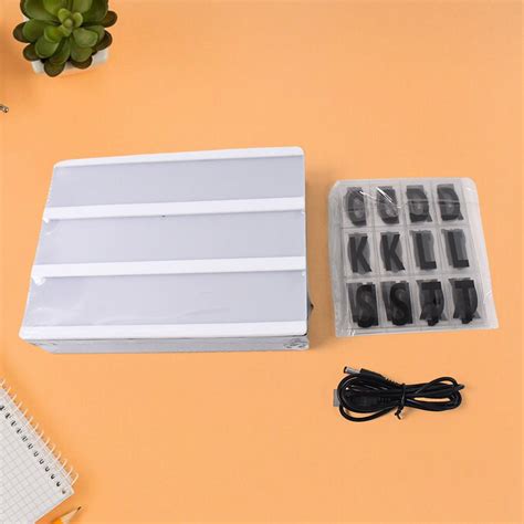 Black Mini A6 Magnetic Cinematic Light Box with 82 Characters and 10 ...