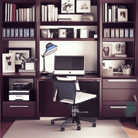 Small Office Space Organization 的图像结果