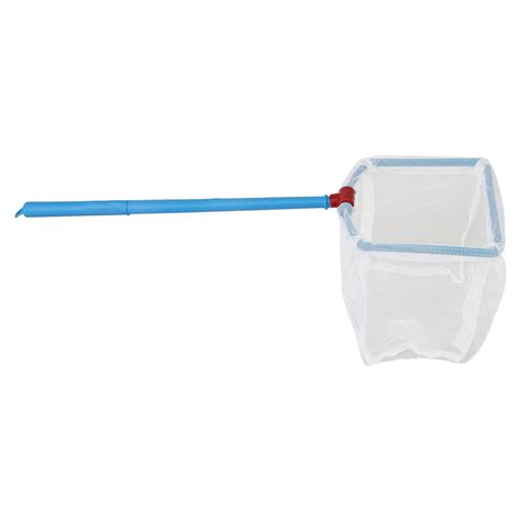 RIA Aquarium Fish Catching Net (39cm x 11cm) with Long Blue Handle and ...