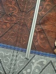 INVENTO 4pcs EN31 Rustproof Steel Smooth Rod 8mm OD 500mm (0.5 mtr ...