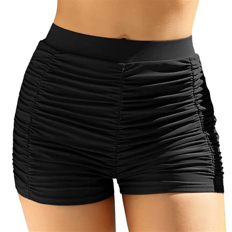 IDALL Swim Trunks,Womens Swim Shorts Swim Briefs Beach Shorts Ruched ...