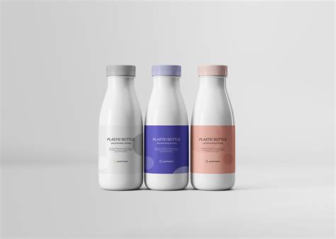 Plastic Bottles Mockup