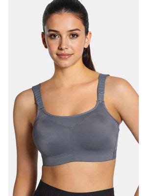 Buy Zivame Zelocity High Impact Quick Dry Sports Bra - Castlerock (32B ...