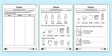 👉 Maths Capacity and Volume | Measures | Maths Resources