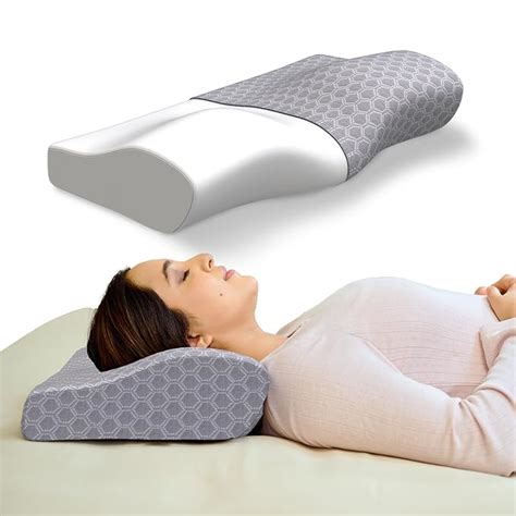 CareFoam Memory Foam Cervical Neck Pillow | 2 Years Warranty | Pain ...