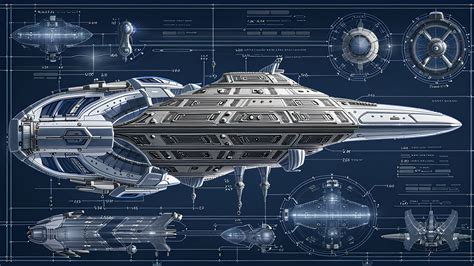 Spaceship Blueprints by Ziov1 on DeviantArt