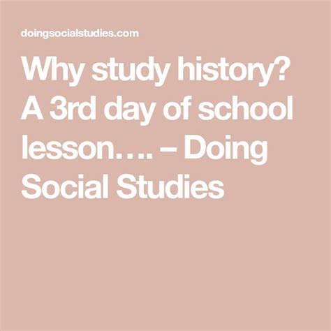 Why Study History Lesson 的图像结果