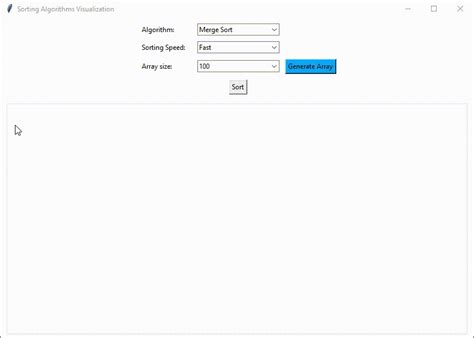Visualize Sorting Algorithms 的图像结果