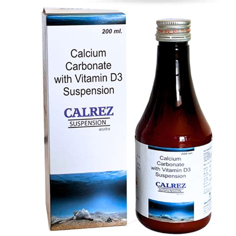 Calrez - Calcium Carbonate with Vitamin D3 Suspension - Glenvox Biotech ...