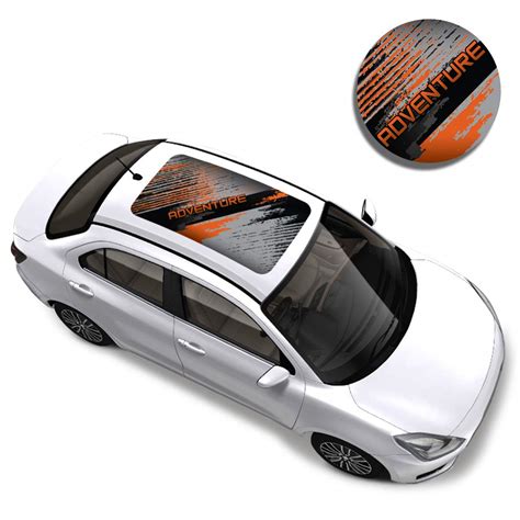 Autographix Adventure Roof Wrap Decals Stickers Accessories for Car ...