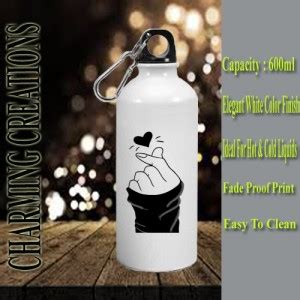 Flipkart.com | TEENPLUS Saranghae Korean Black Design Printed Aluminium ...